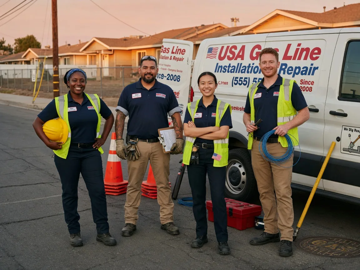 Gas Line Installation company in Gulf, NC